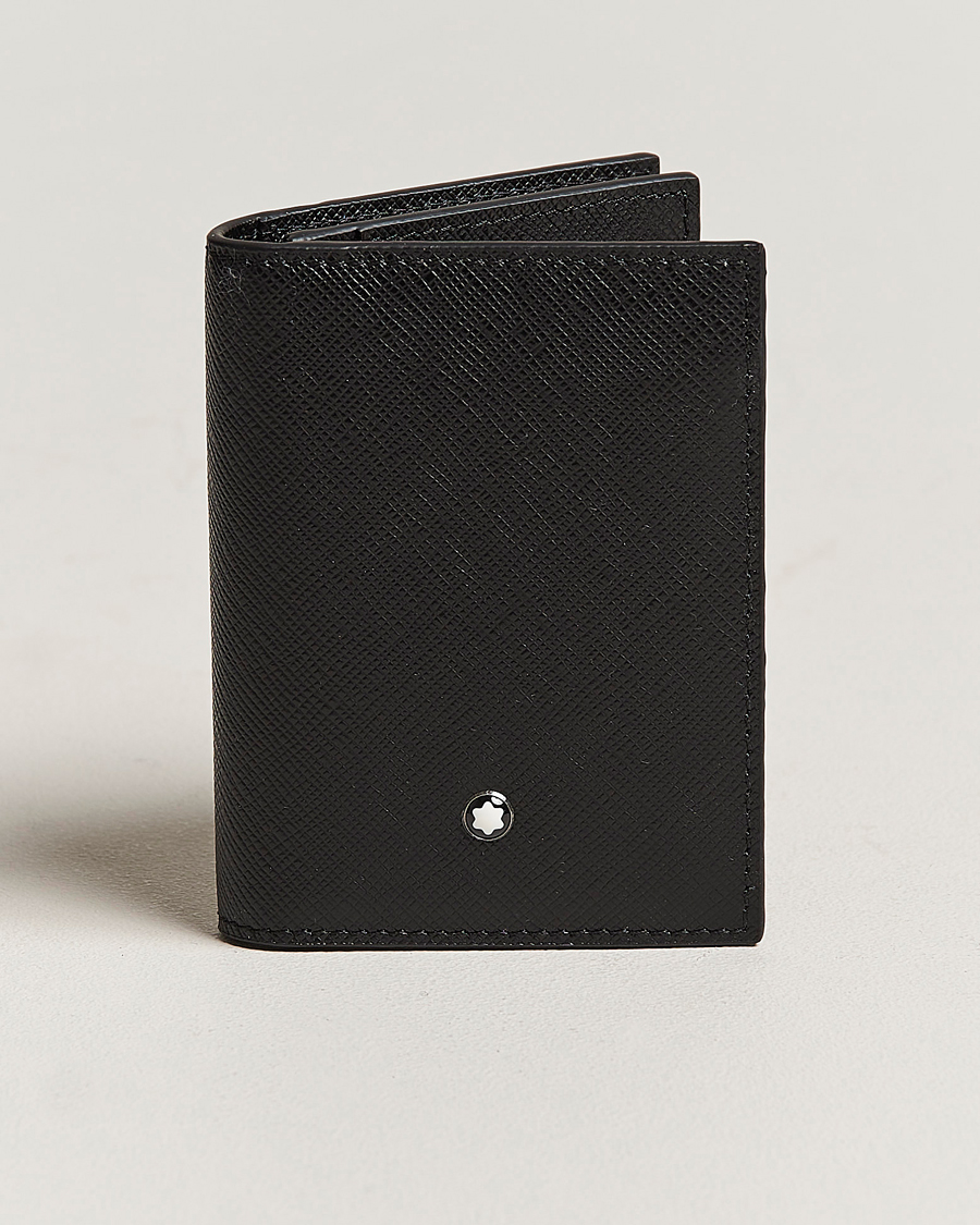 Hombres | Montblanc Sartorial Card Holder 4cc Black | Montblanc | Sartorial Card Holder 4cc Black