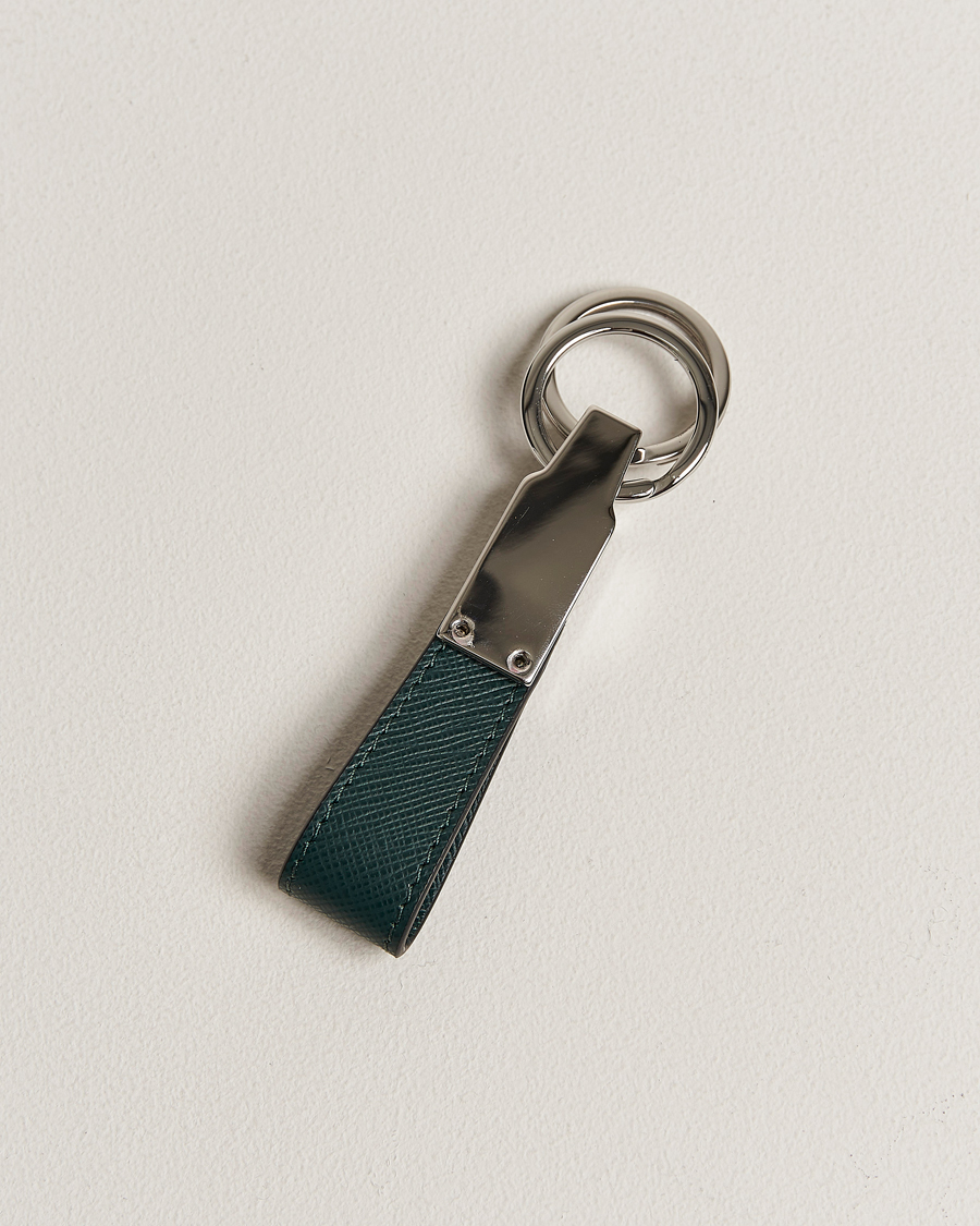 Hombres | llaveros | Montblanc | Sartorial Loop Key Fob British Green