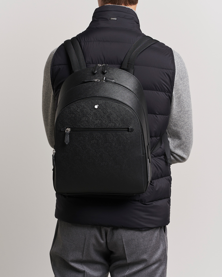Hombres | Bolsos | Montblanc | Sartorial Medium Backpack 3 Compartments Black
