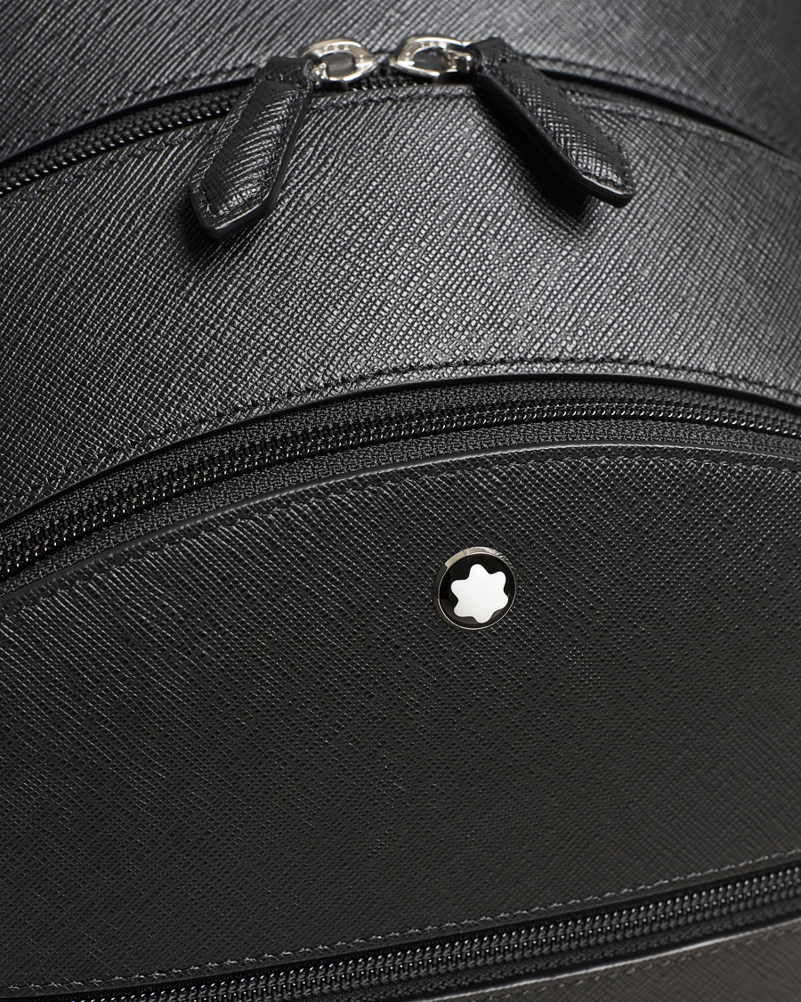 Hombres | Montblanc Sartorial Medium Backpack 3 Compartments Black | Montblanc | Sartorial Medium Backpack 3 Compartments Black