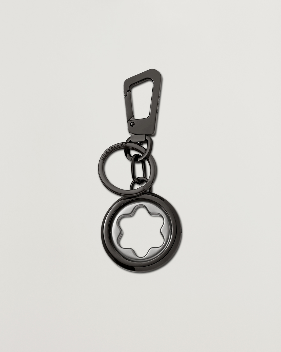 Hombres | llaveros | Montblanc | Meisterstück Spinning Emblem Key Fob Black