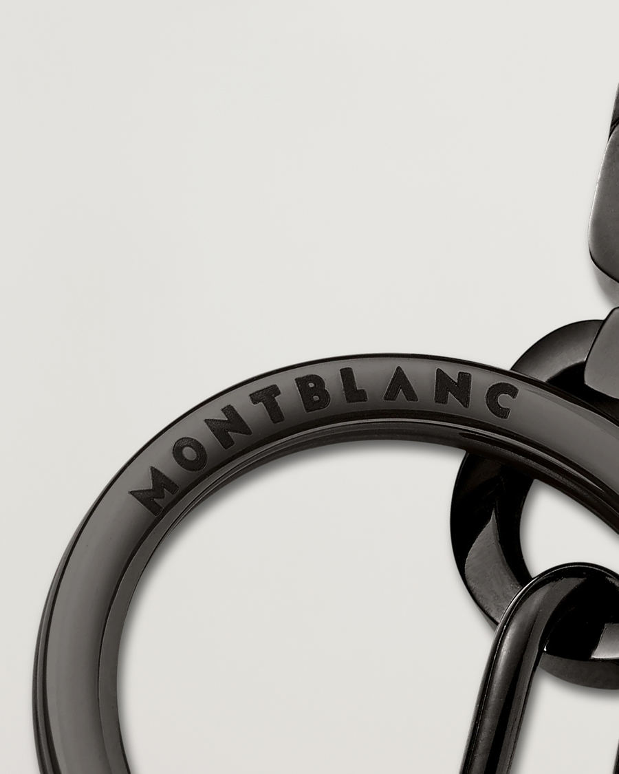 Hombres | llaveros | Montblanc | Meisterstück Spinning Emblem Key Fob Black