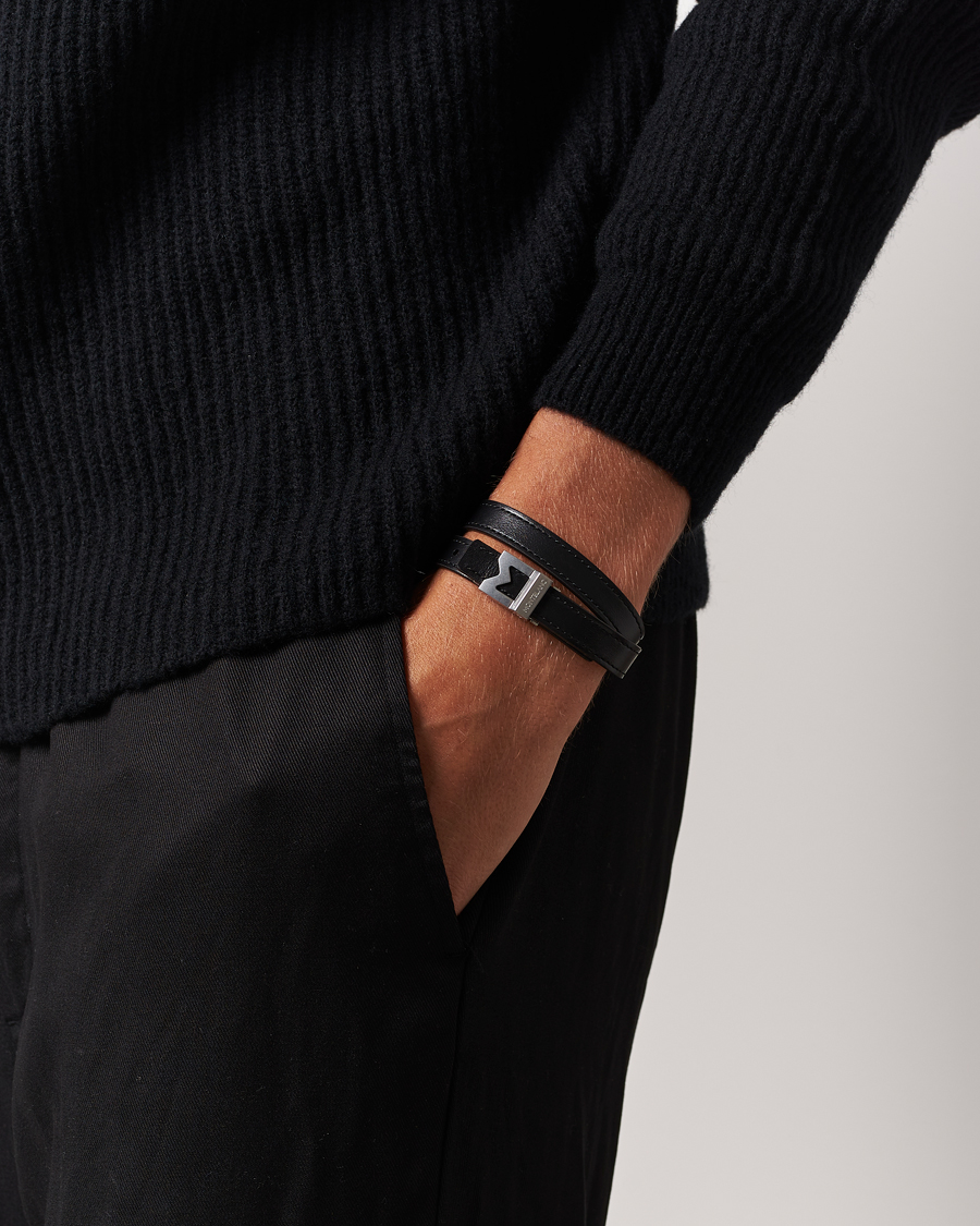 Hombres | Montblanc Bracelet Steel M Logo Black | Montblanc | Bracelet Steel M Logo Black