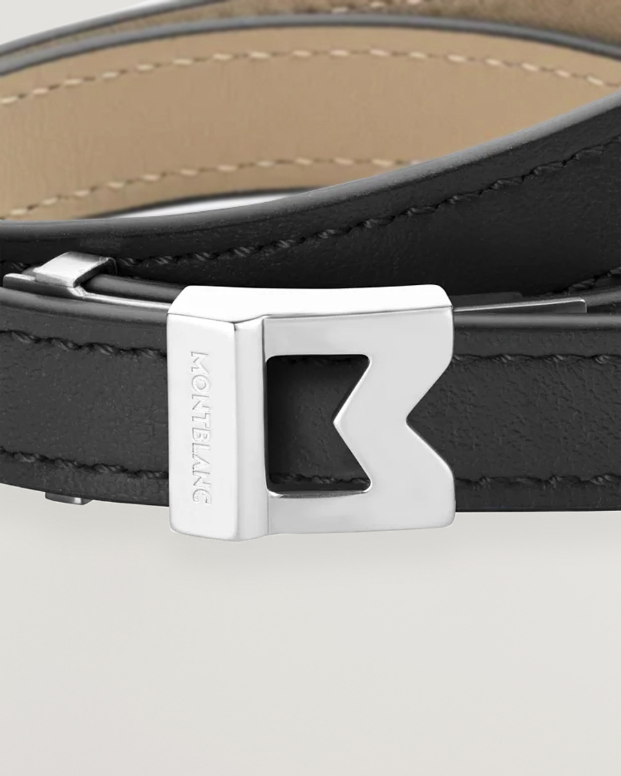 Hombres | Montblanc Bracelet Steel M Logo Black | Montblanc | Bracelet Steel M Logo Black