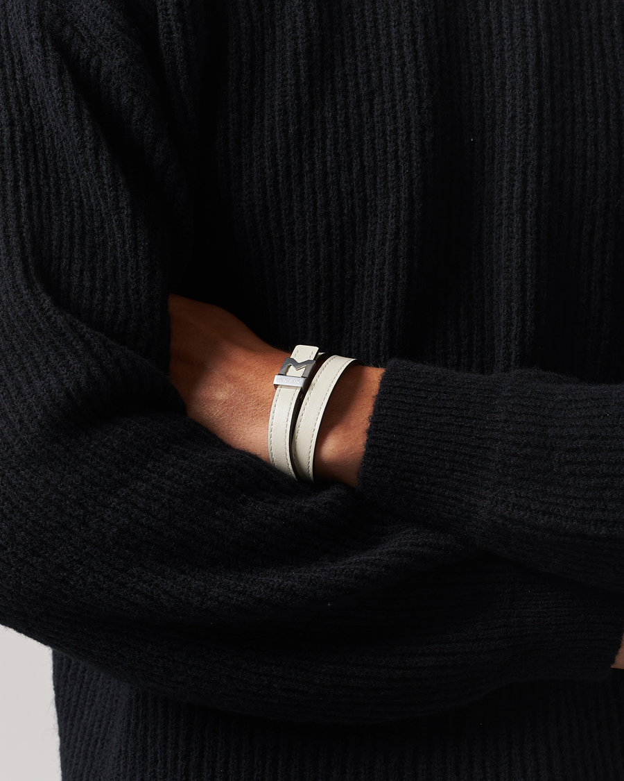 Hombres | Montblanc Bracelet Steel M Logo Ivory | Montblanc | Bracelet Steel M Logo Ivory