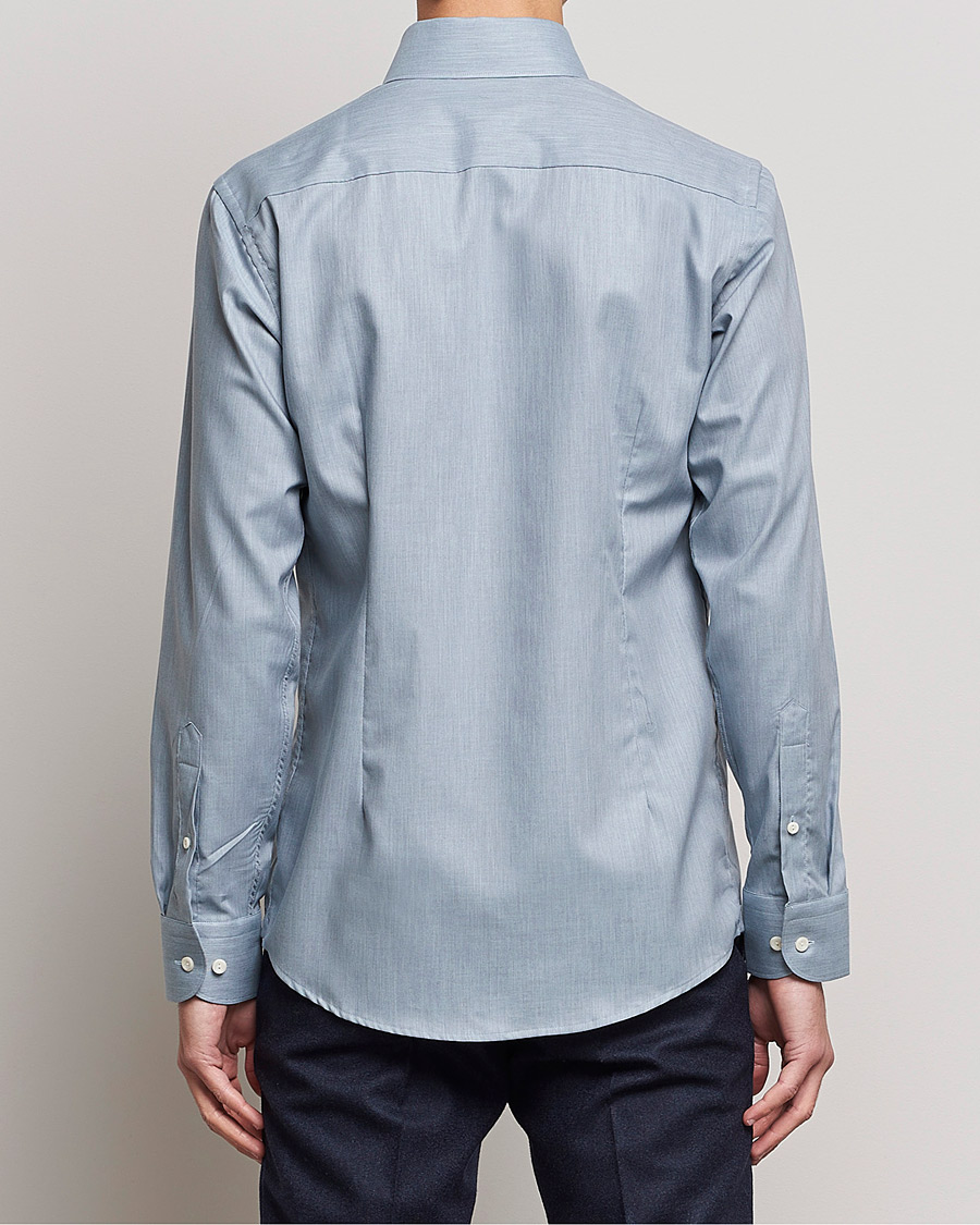Hombres | Camisas | Eton | Wrinkle Free Button Down Oxford Shirt Light Blue