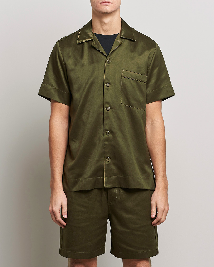 Hombres | CDLP Short Sleeve Lounge Set Olive | CDLP | Short Sleeve Lounge Set Olive