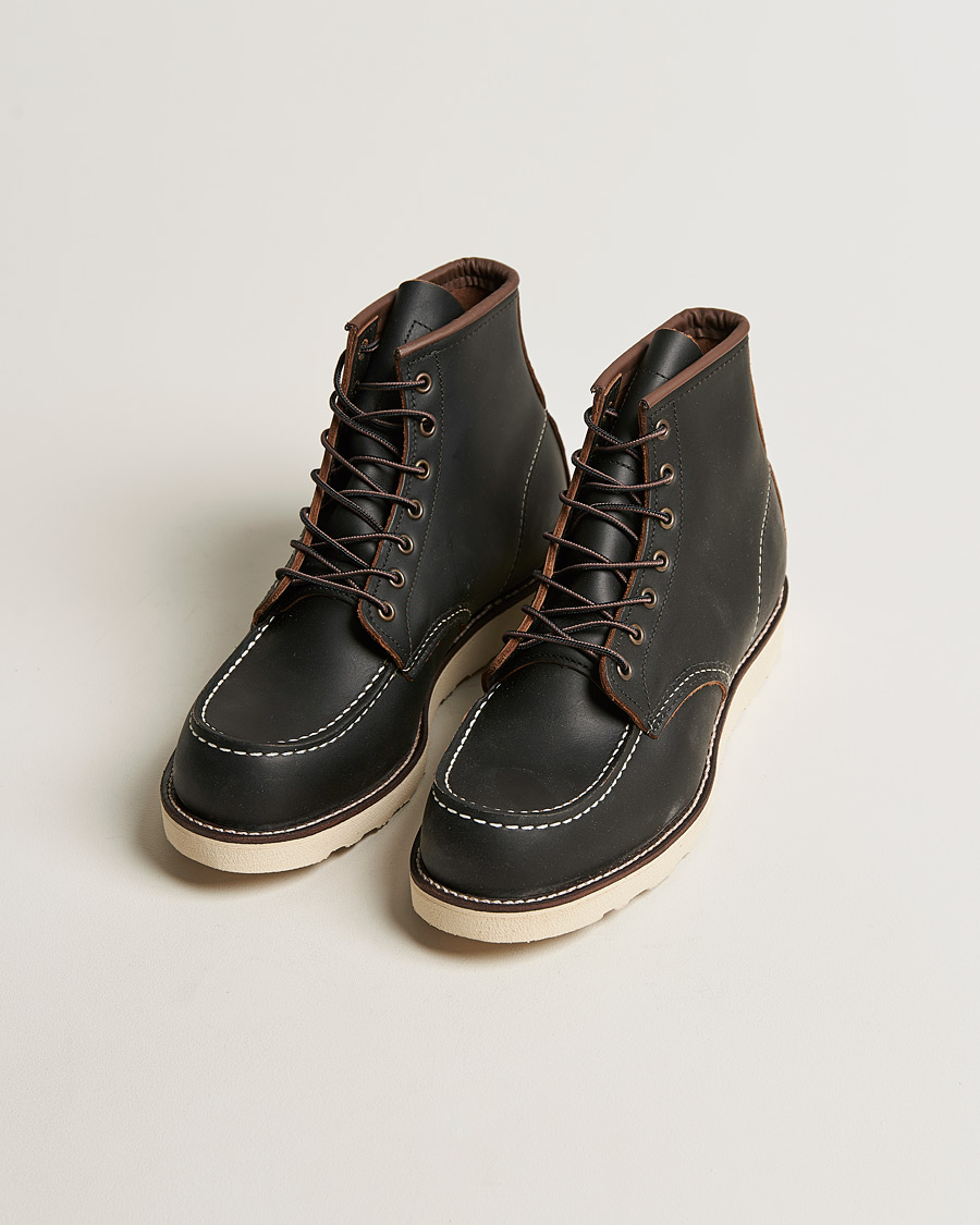 Hombres | Zapatos | Red Wing Shoes | Moc Toe Boot Black Prairie