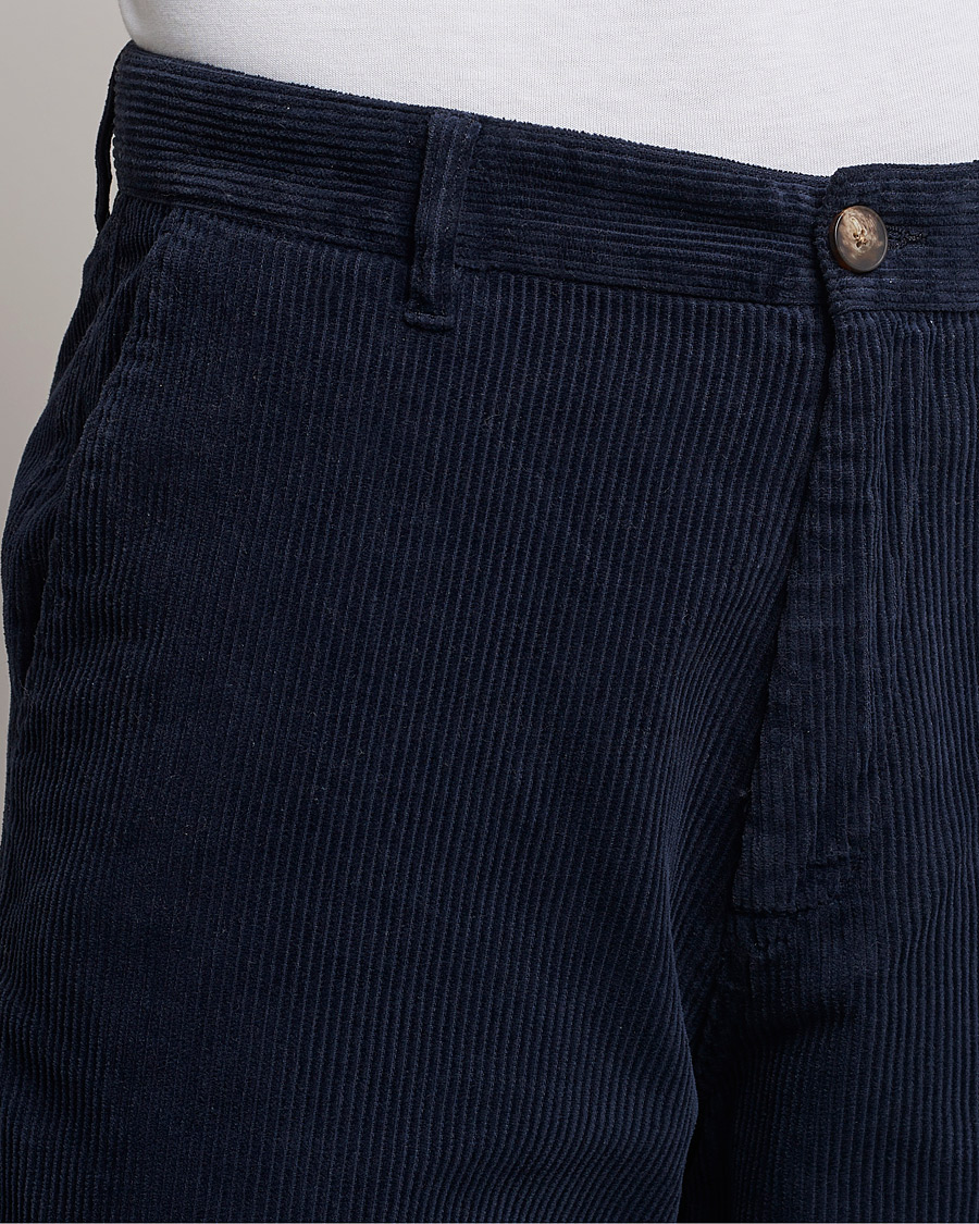 Hombres | Pantalones | A Day's March | Redwood Cord Trousers Navy