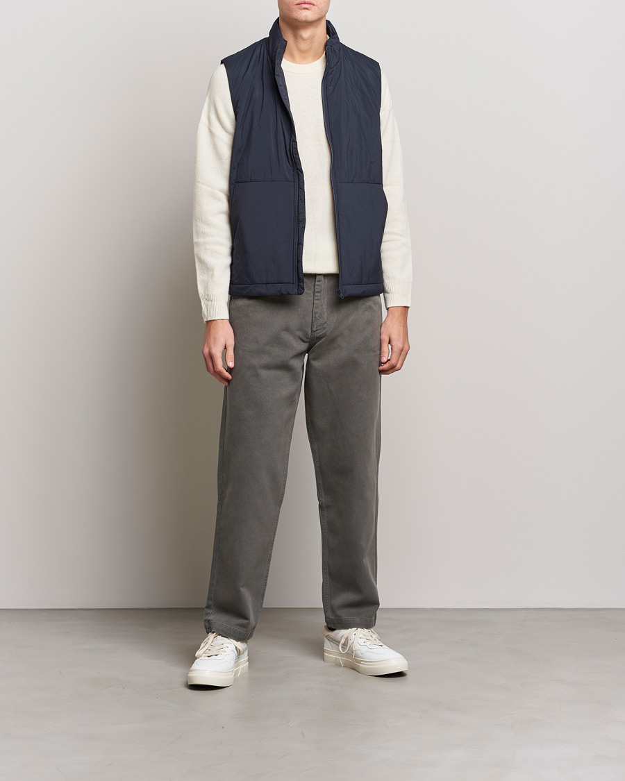 Hombres | Pantalones | A Day's March | Redwood Cotton/Tencel Trousers Olive