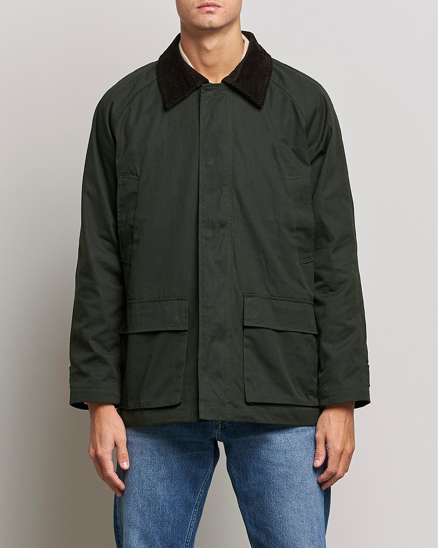 Hombres | Abrigos y chaquetas | A Day's March | Stour Waxed Jacket Olive