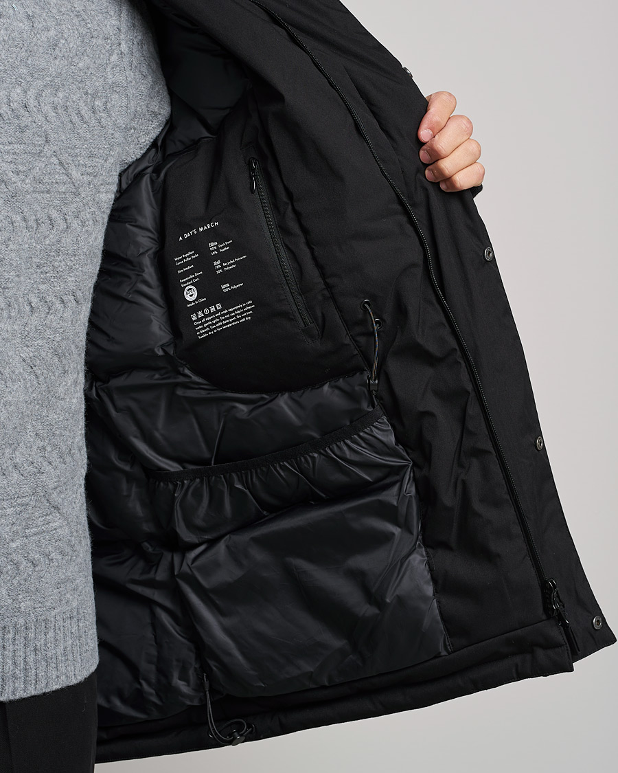Hombres | Abrigos y chaquetas | A Day's March | Caraz Puffer Parka Black