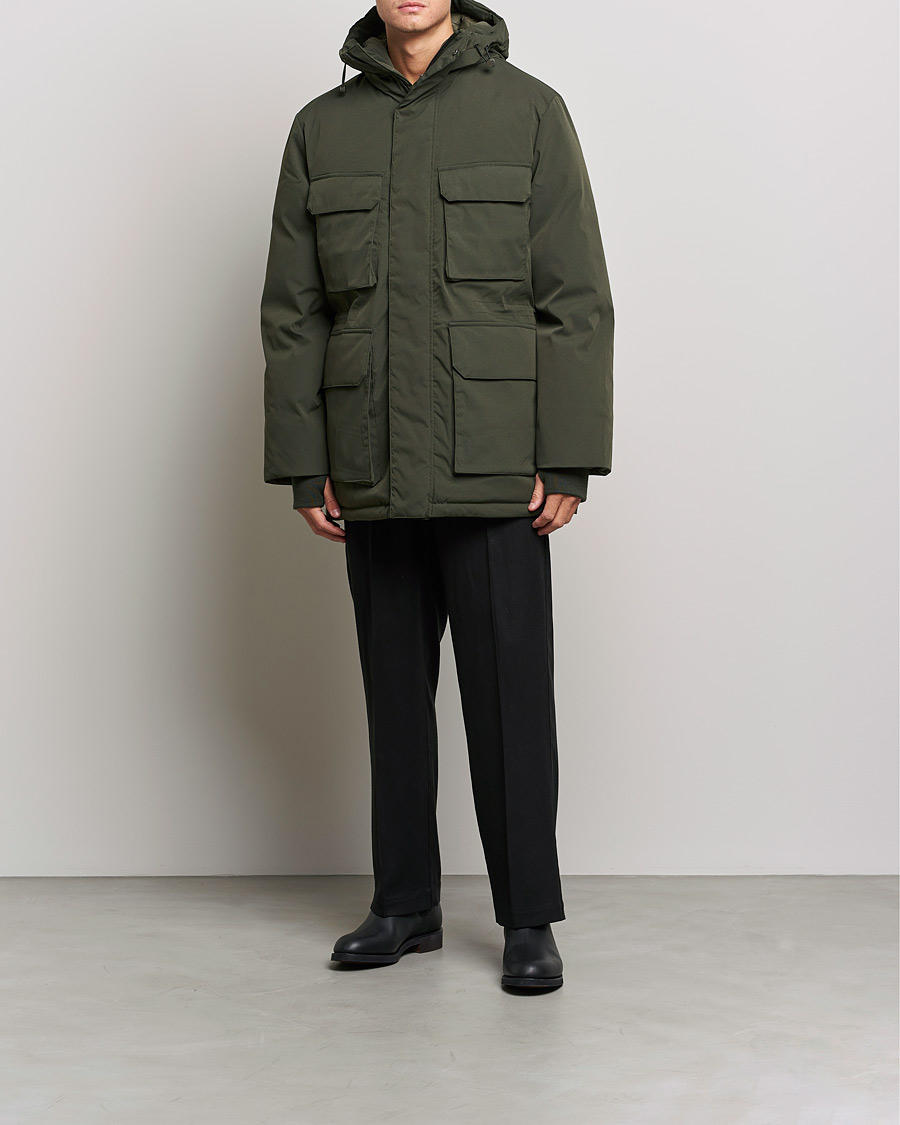Hombres | Abrigos y chaquetas | A Day's March | Caraz Puffer Parka Olive