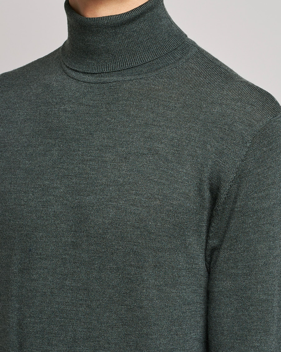 Hombres | Jerséis y prendas de punto | A Day's March | Nela Merino Rollneck Moss Melange