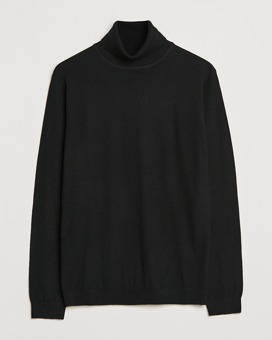 Hombres | Jerséis y prendas de punto | A Day's March | Nela Merino Rollneck Black