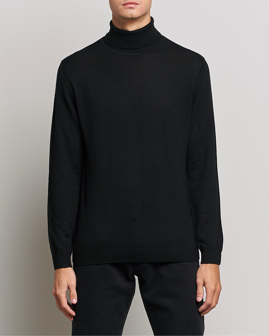 Hombres | Jerséis y prendas de punto | A Day's March | Nela Merino Rollneck Black