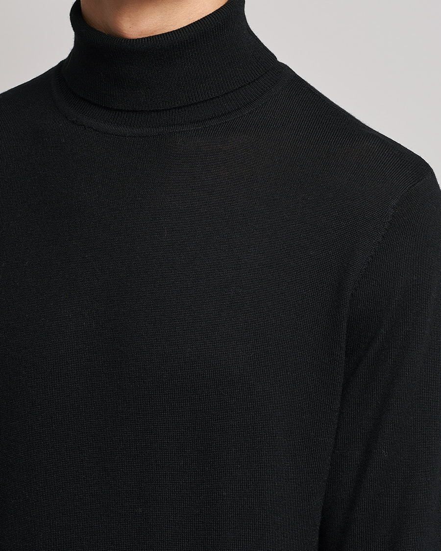 Hombres | Jerséis y prendas de punto | A Day's March | Nela Merino Rollneck Black