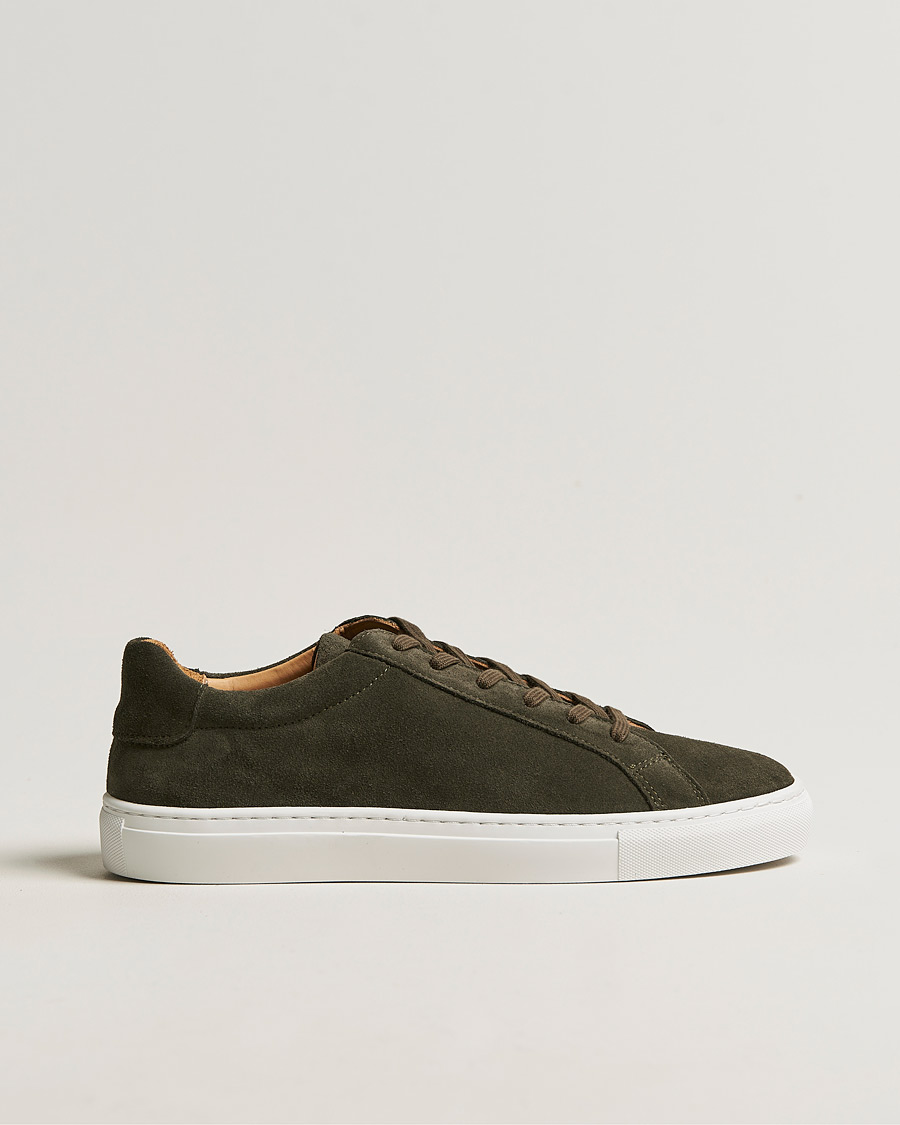 Hombres | A Day's March Suede Marching Sneaker Dark Olive | A Day's March | Suede Marching Sneaker Dark Olive
