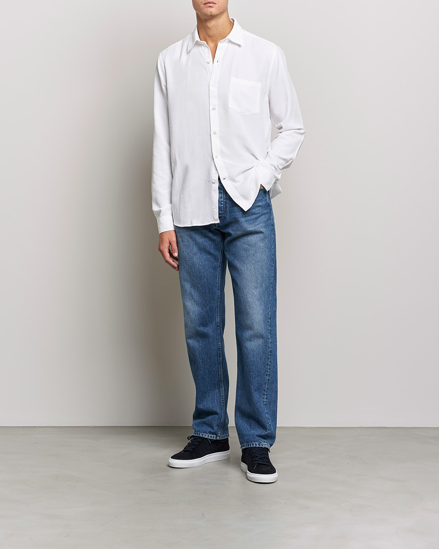 Hombres | Camisas | A Day's March | Daintree Lyocell Shirt White