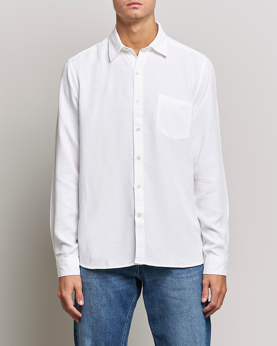 Hombres | Camisas | A Day's March | Daintree Lyocell Shirt White