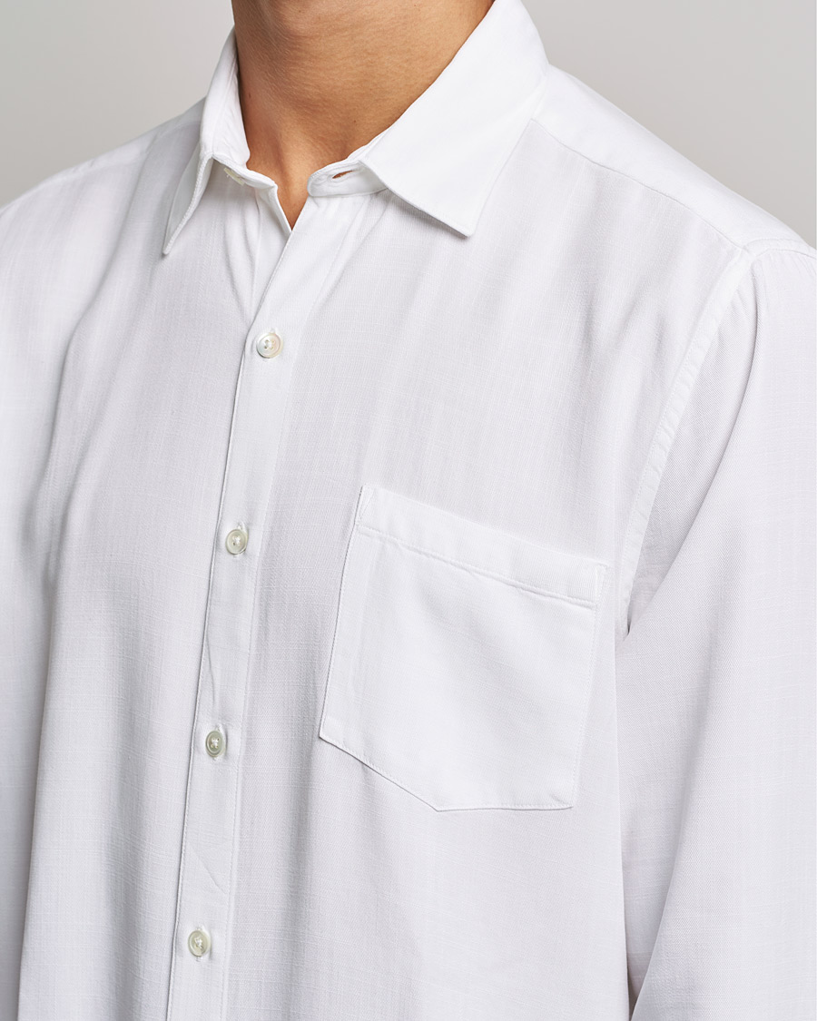 Hombres | Camisas | A Day's March | Daintree Lyocell Shirt White
