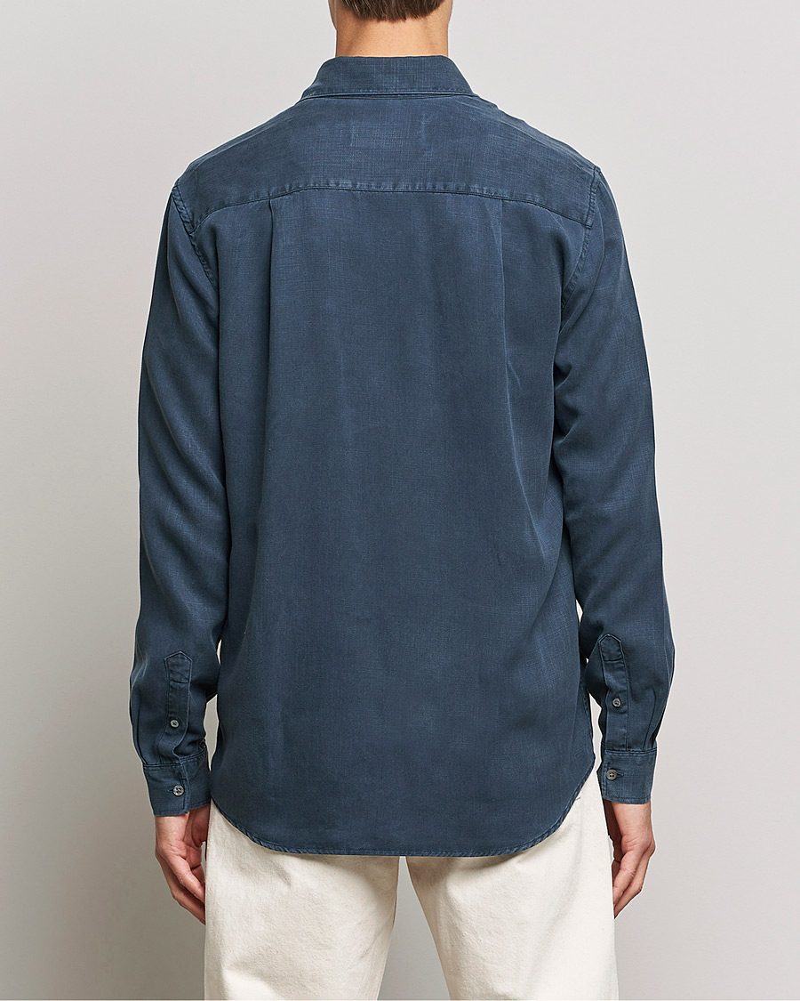 Hombres | Camisas | A Day's March | Daintree Tencel Shirt Navy