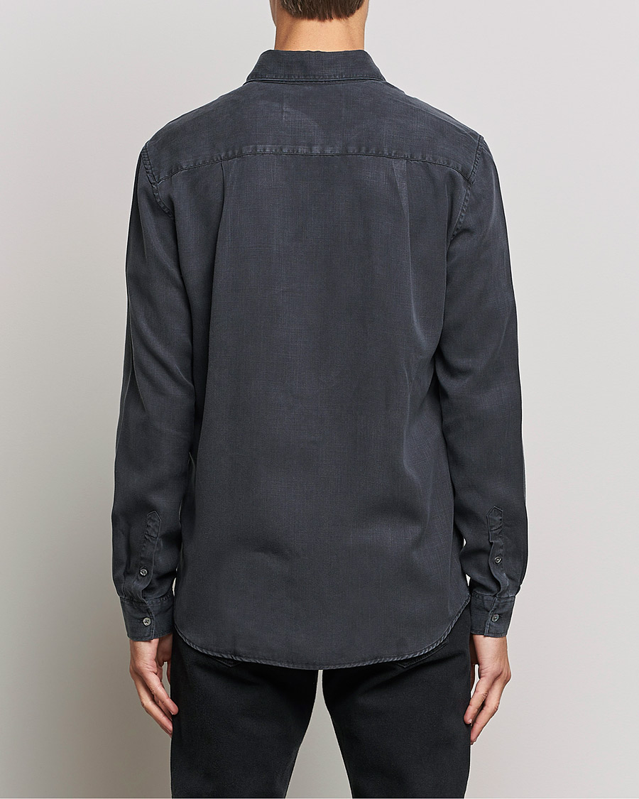 Hombres | Camisas | A Day's March | Daintree Lyocell Shirt Off Black