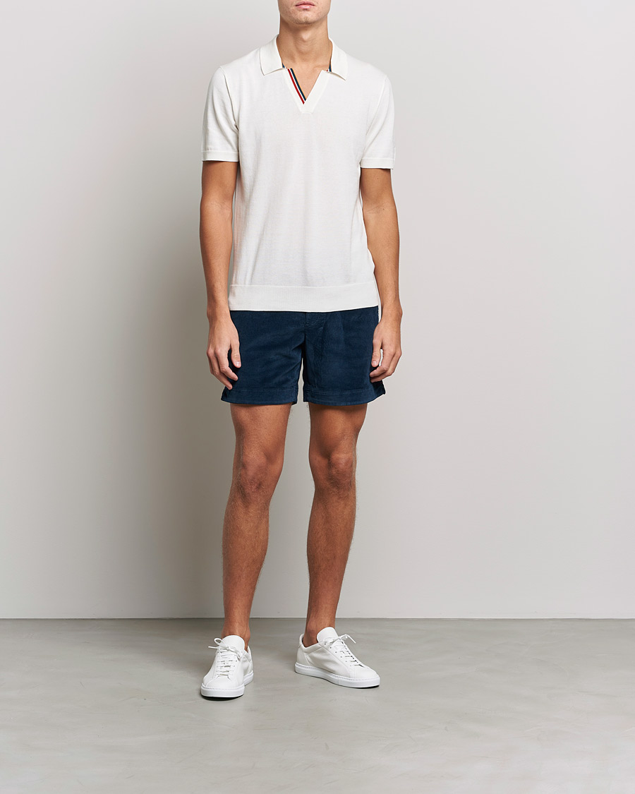 Hombres | Polos | Orlebar Brown | Horton OB Tipping Organic Cotton Polo Cloud