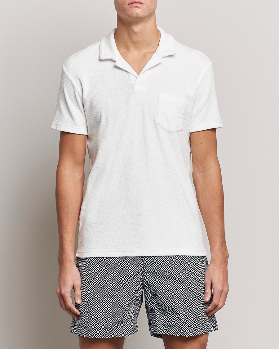 Hombres | Polos | Orlebar Brown | Terry Polo Sea Mist