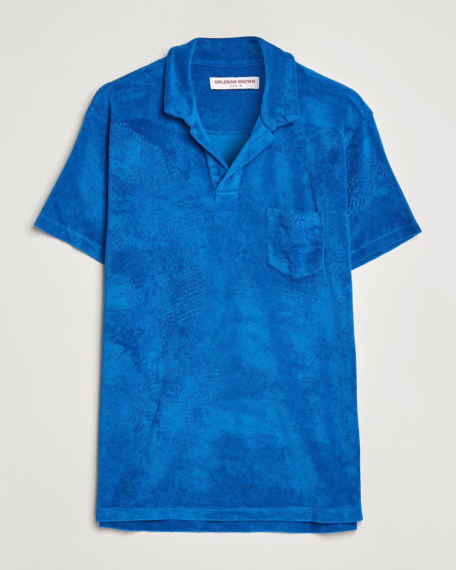 Hombres | Polos | Orlebar Brown | Terry Polo Signal Blue