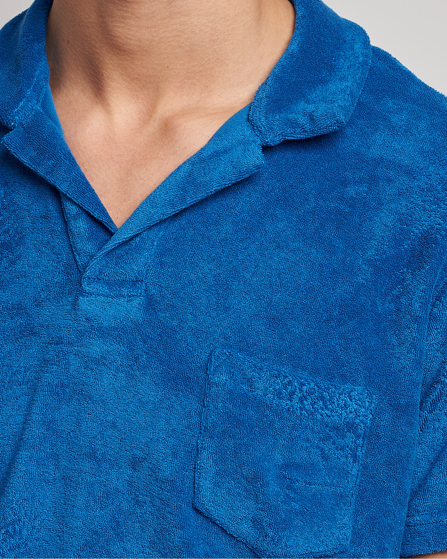 Hombres | Polos | Orlebar Brown | Terry Polo Signal Blue