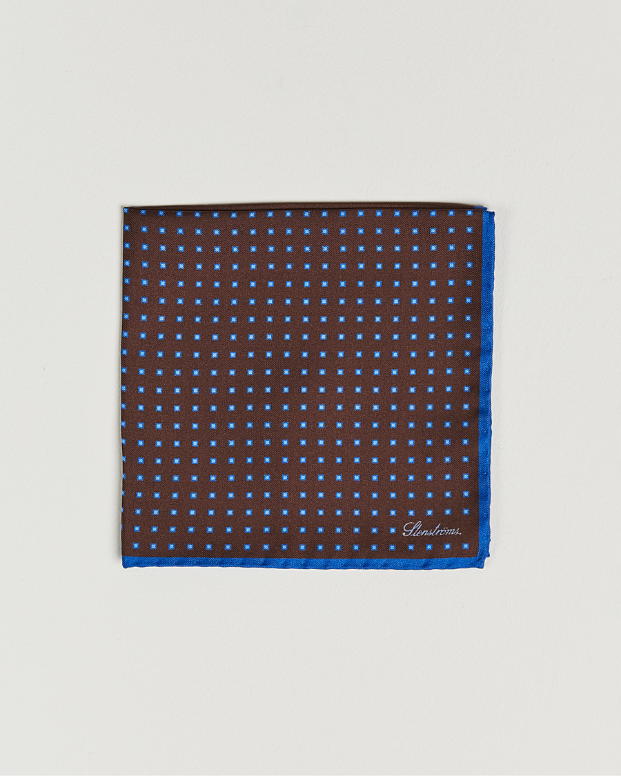 Hombres | Pañuelos de bolsillo | Stenströms | Silk Handkerchief Wine