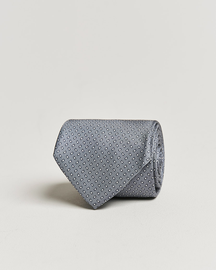 Hombres | Stenströms Silk Tie Grey | Stenströms | Silk Tie Grey
