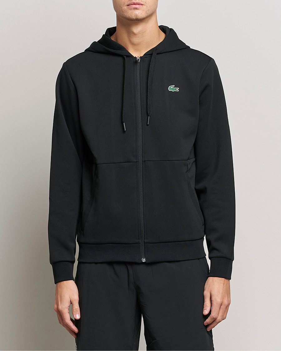 Hombres | Jerséis y prendas de punto | Lacoste Sport | Performance Hoodie Black