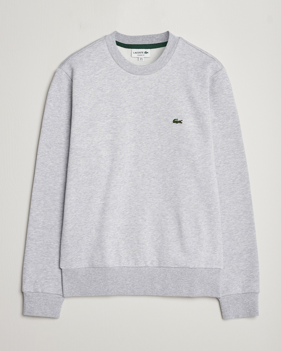 Hombres | Jerséis y prendas de punto | Lacoste | Crew Neck Sweatshirt Silver Chine