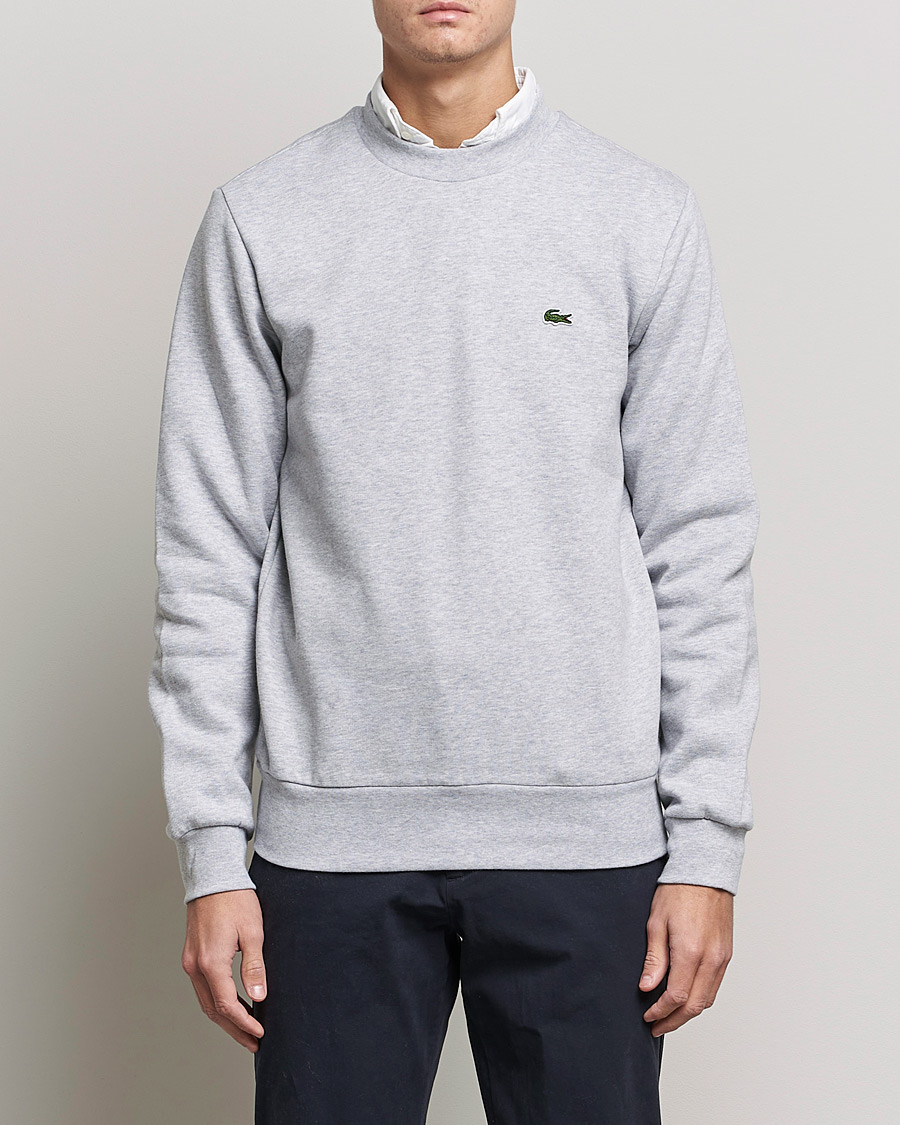 Hombres | Jerséis y prendas de punto | Lacoste | Crew Neck Sweatshirt Silver Chine