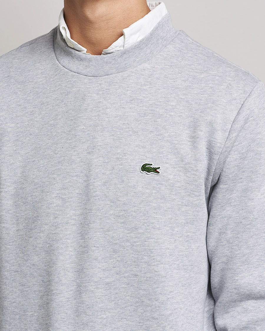 Hombres | Jerséis y prendas de punto | Lacoste | Crew Neck Sweatshirt Silver Chine