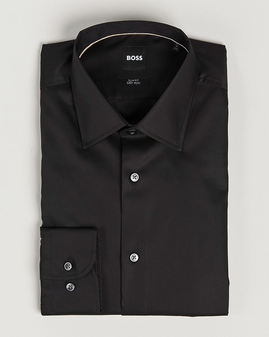 Hombres | Camisas | BOSS BLACK | Hank Slim Fit Shirt Black