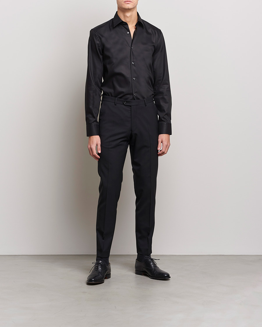 Hombres | Camisas | BOSS BLACK | Hank Slim Fit Shirt Black