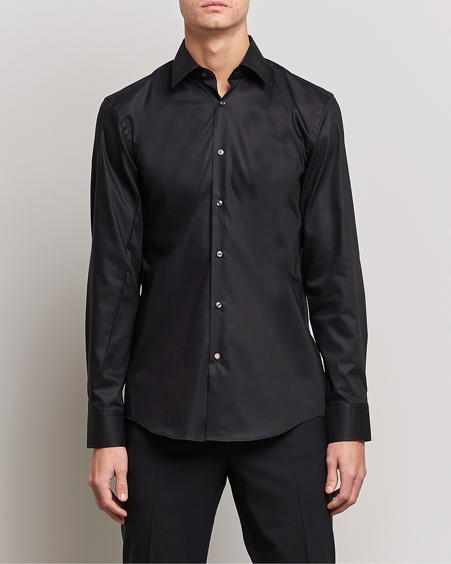 Hombres | Camisas | BOSS BLACK | Hank Slim Fit Shirt Black
