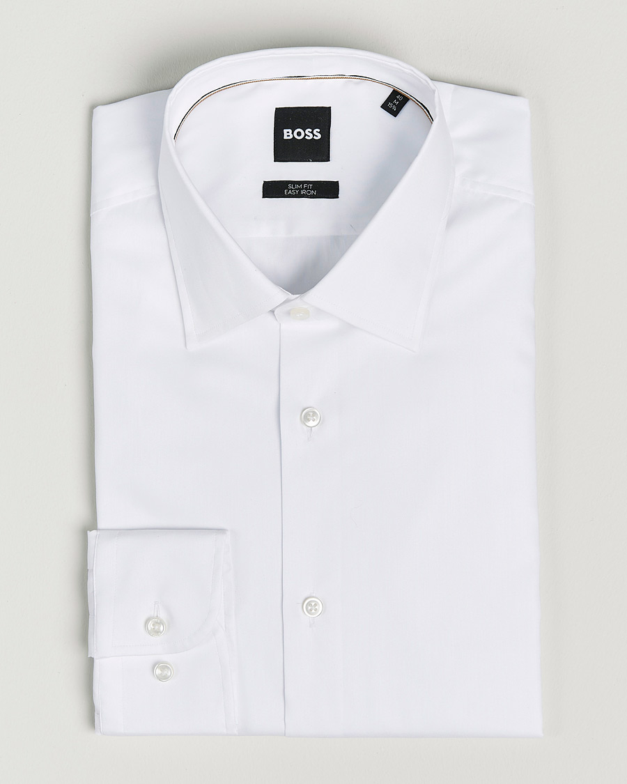 Hombres | Camisas | BOSS BLACK | Hank Slim Fit Shirt White