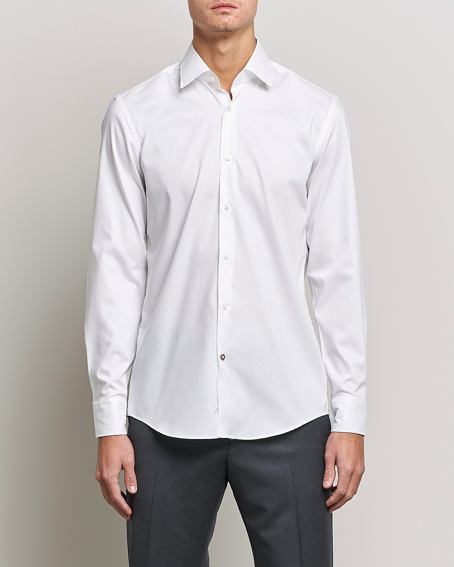 Hombres | Camisas | BOSS BLACK | Hank Slim Fit Shirt White