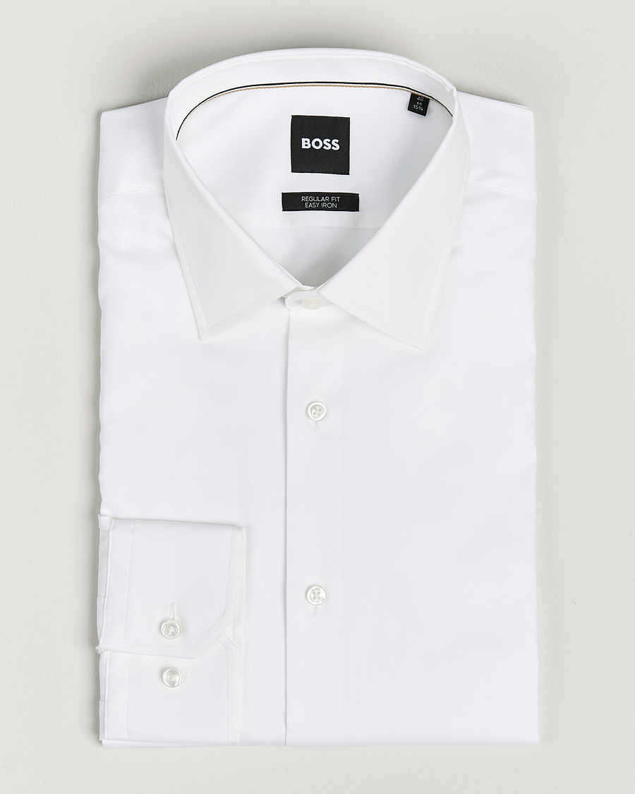 Hombres | Camisas | BOSS BLACK | Joe Regular Fit Shirt White
