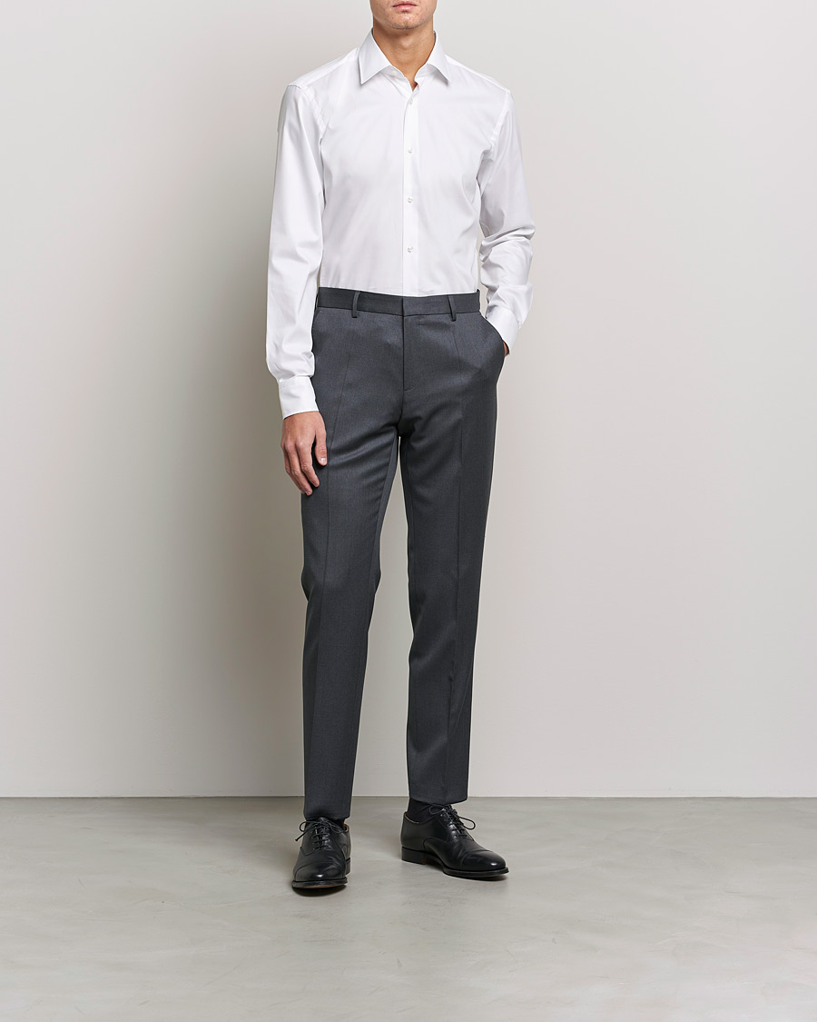 Hombres | Camisas | BOSS BLACK | Joe Regular Fit Shirt White