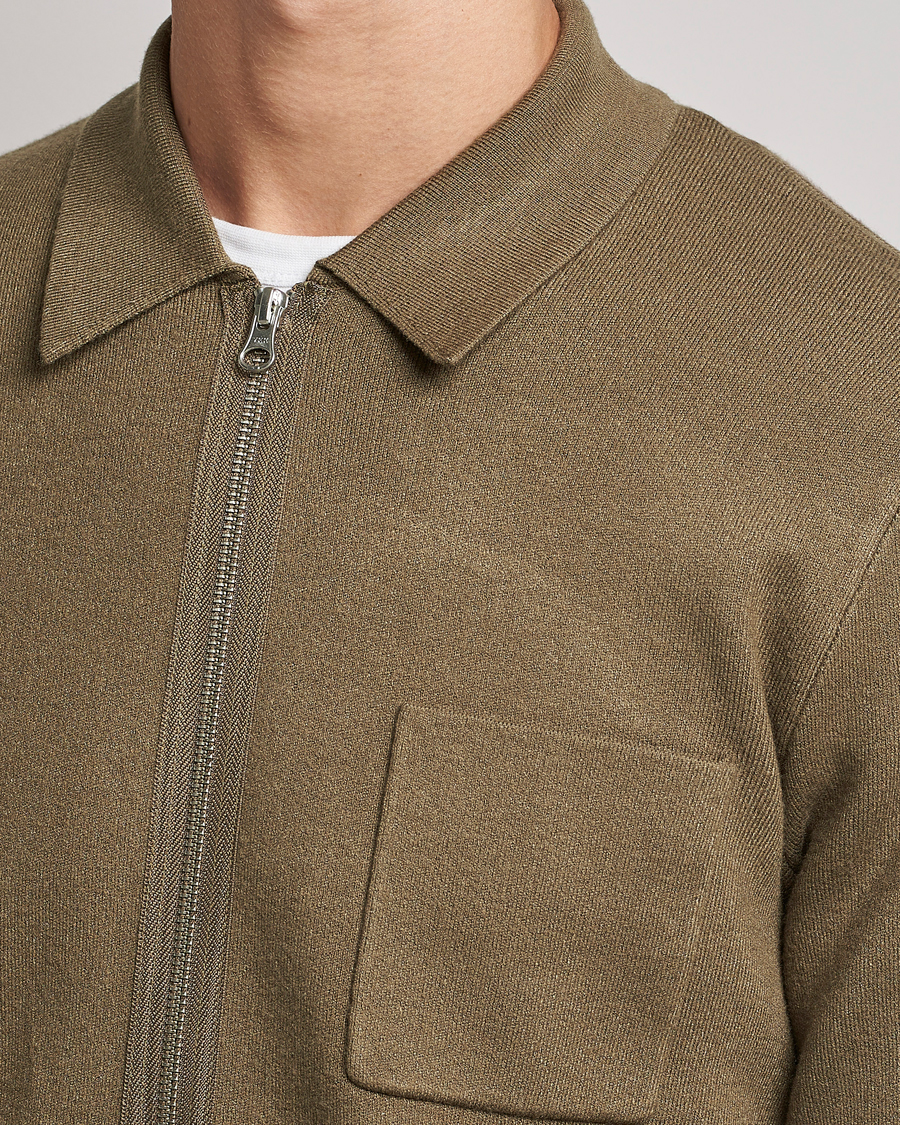 Hombres | Jerséis y prendas de punto | Samsøe Samsøe | Samsøe & Samsøe Guna Full Zip Stone Grey