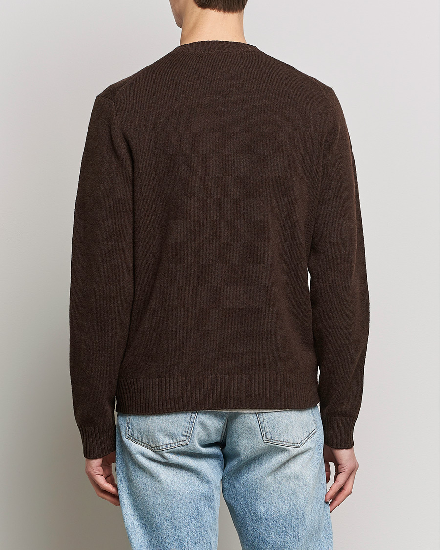 Hombres | Jerséis y prendas de punto | Samsøe Samsøe | Samsøe & Samsøe Sylli Wool Crew Neck Mole
