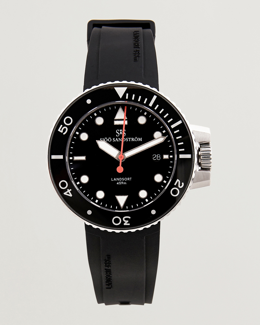Hombres | Cajas y enrolladores de reloj | Sjöö Sandström | Landsort 459m Black