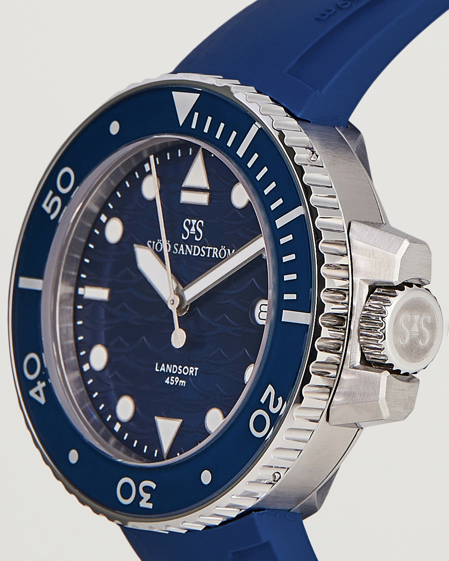 Hombres | Cajas y enrolladores de reloj | Sjöö Sandström | Landsort 459m Blue