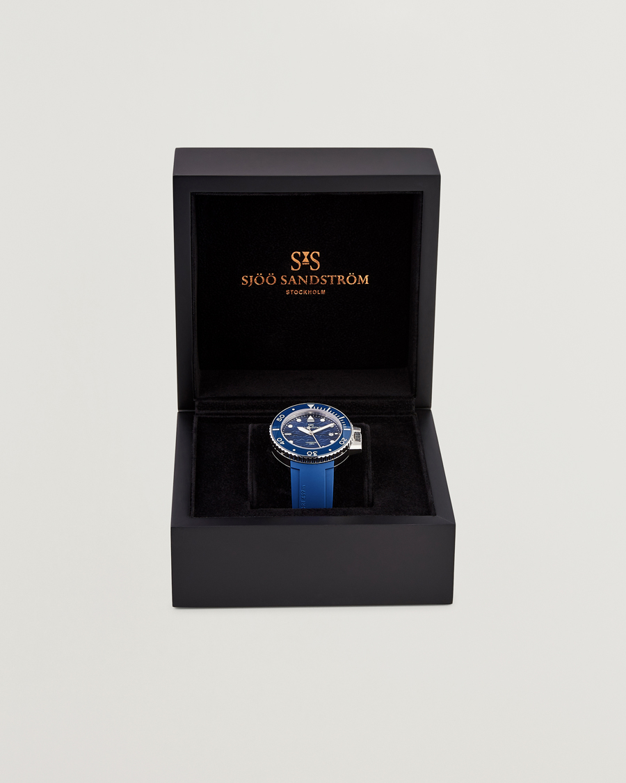 Hombres | Cajas y enrolladores de reloj | Sjöö Sandström | Landsort 459m Blue