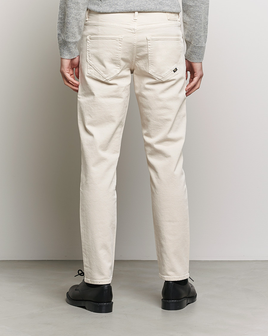 Hombres | Pantalones | Incotex | Bull Denim 5-Pocket Pants White